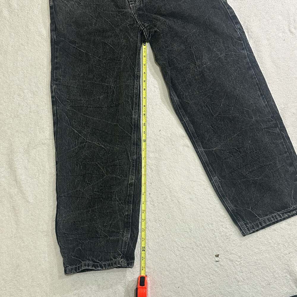 Ninth Hall Embroidered Graphic Black Denim Jeans Size 32x26 - Picture 7 of 7